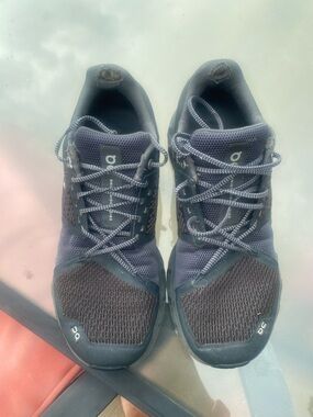 On Running Running Men’s Cloud Running Shoes in Dark black